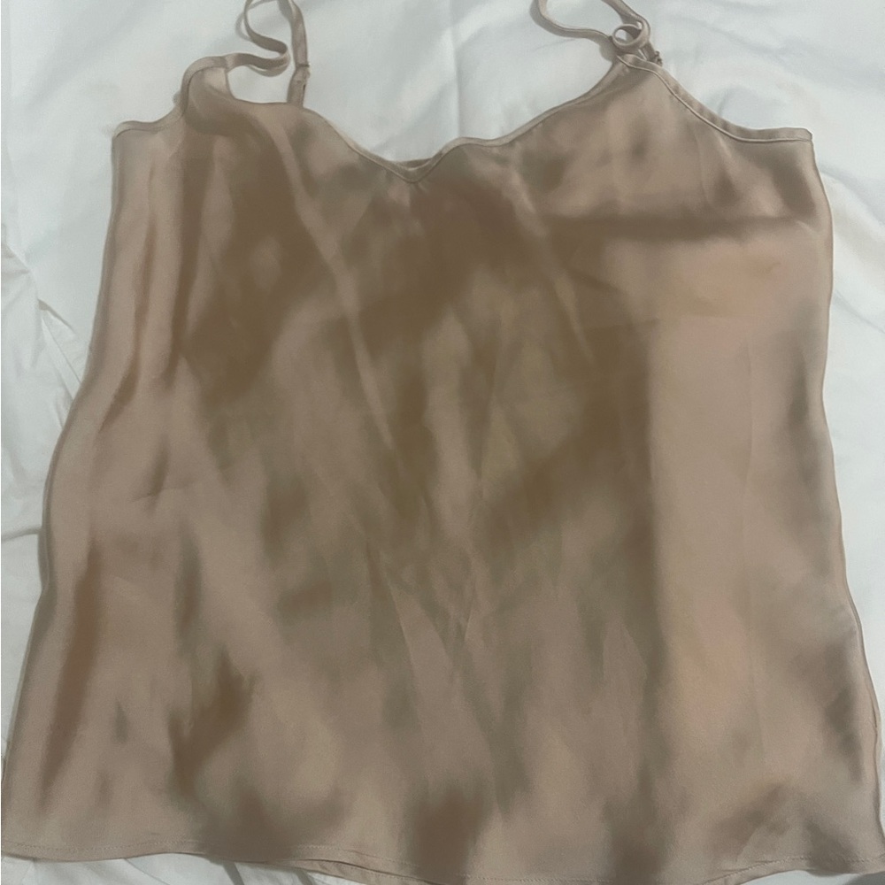 Trina Turk Satin Camisole in Taupe